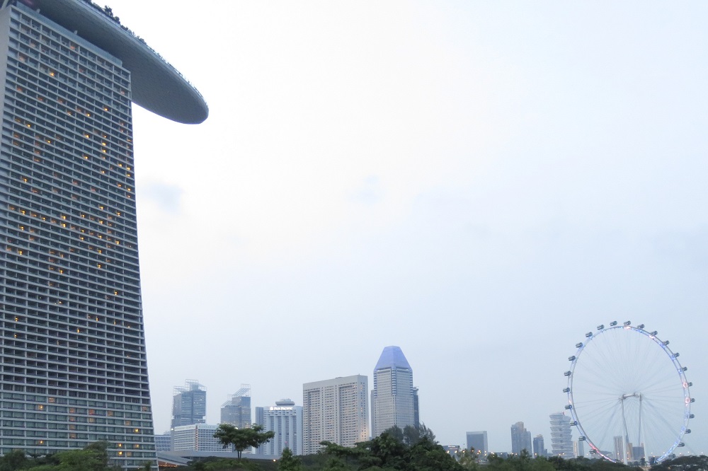 シンガポール2016-歩行者専用橋からの眺め3