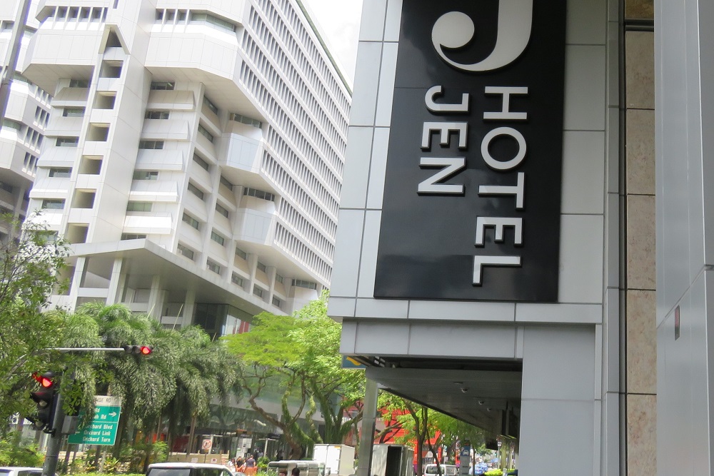シンガポール2016-Hotel Jenエントランス1