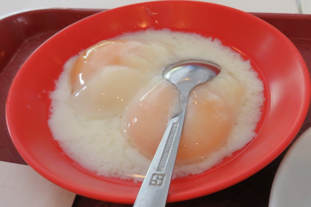 シンガポール2016-Ya Kun Kaya Toastセットの卵