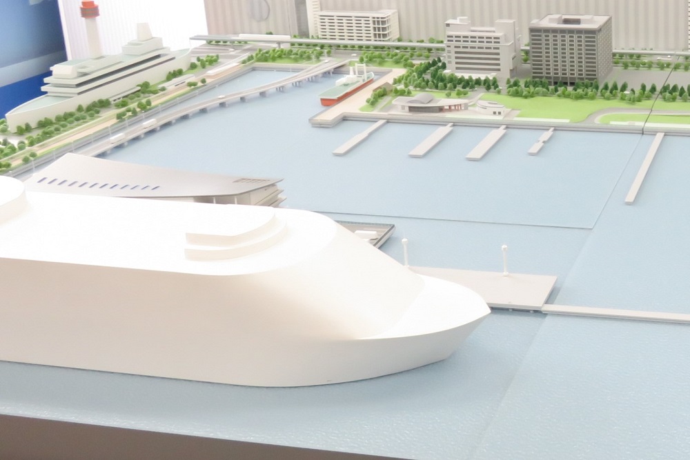 東京国際クルーズターミナル完成模型