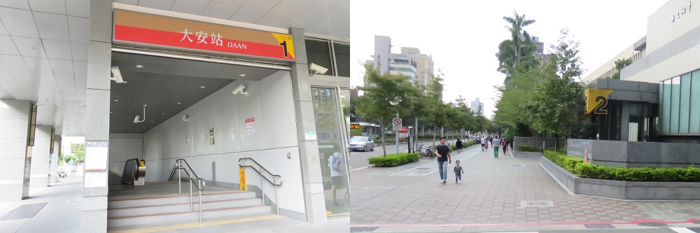 シェ ヌー ホテル最寄り駅入口
